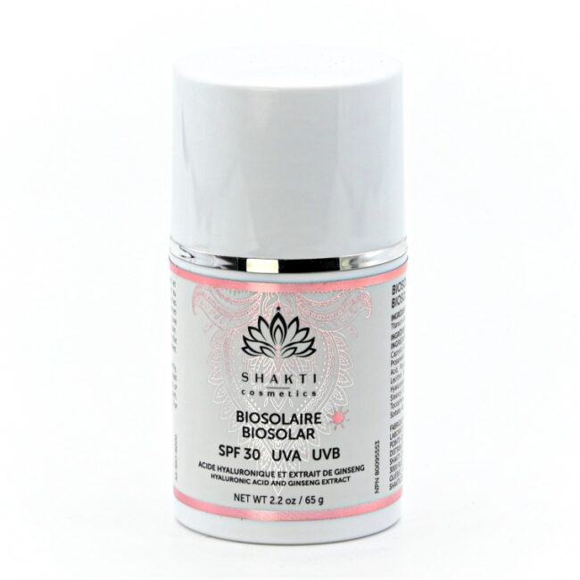 écran solaire BioSolaire SPF 30 UVA/UVB